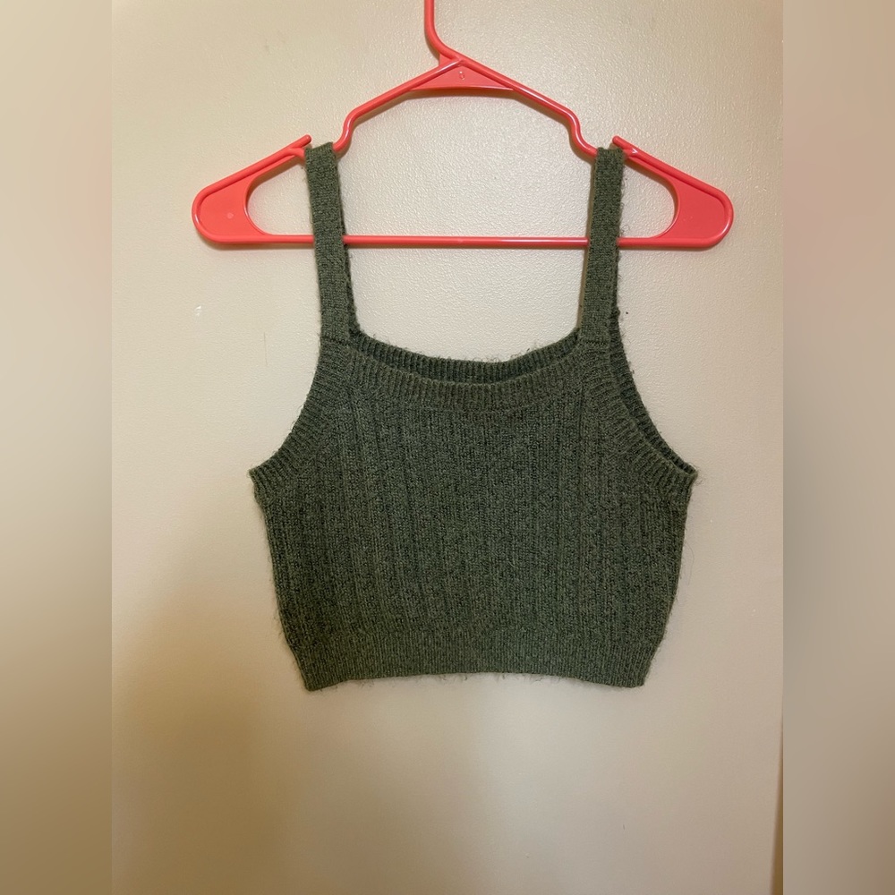 Women’s Small Wild Fable Green Cropped Top